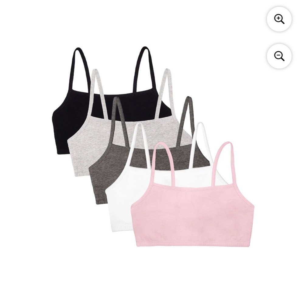 Set of 5 Women's Camisole Bras
